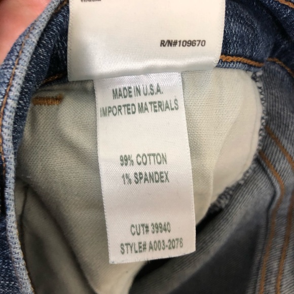 AGOLDE DISTRESSED HIGH RISE SKINNY JEANS SIZE 27 - Picture 6 of 7